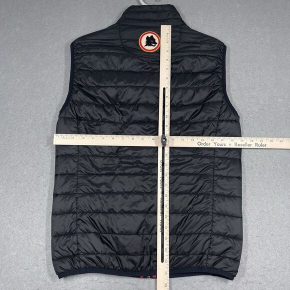 AS Roma Vest Mens Medium Black Red Cloud Tech Insulated Calcio Soccer Football - Picture 11 of 12